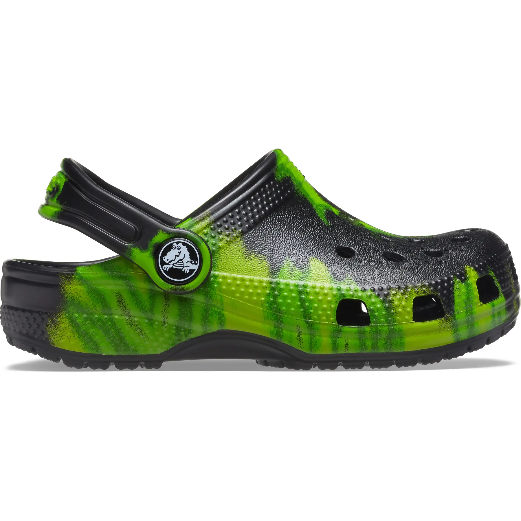 Crocs enfant classic tie dye graphic clog