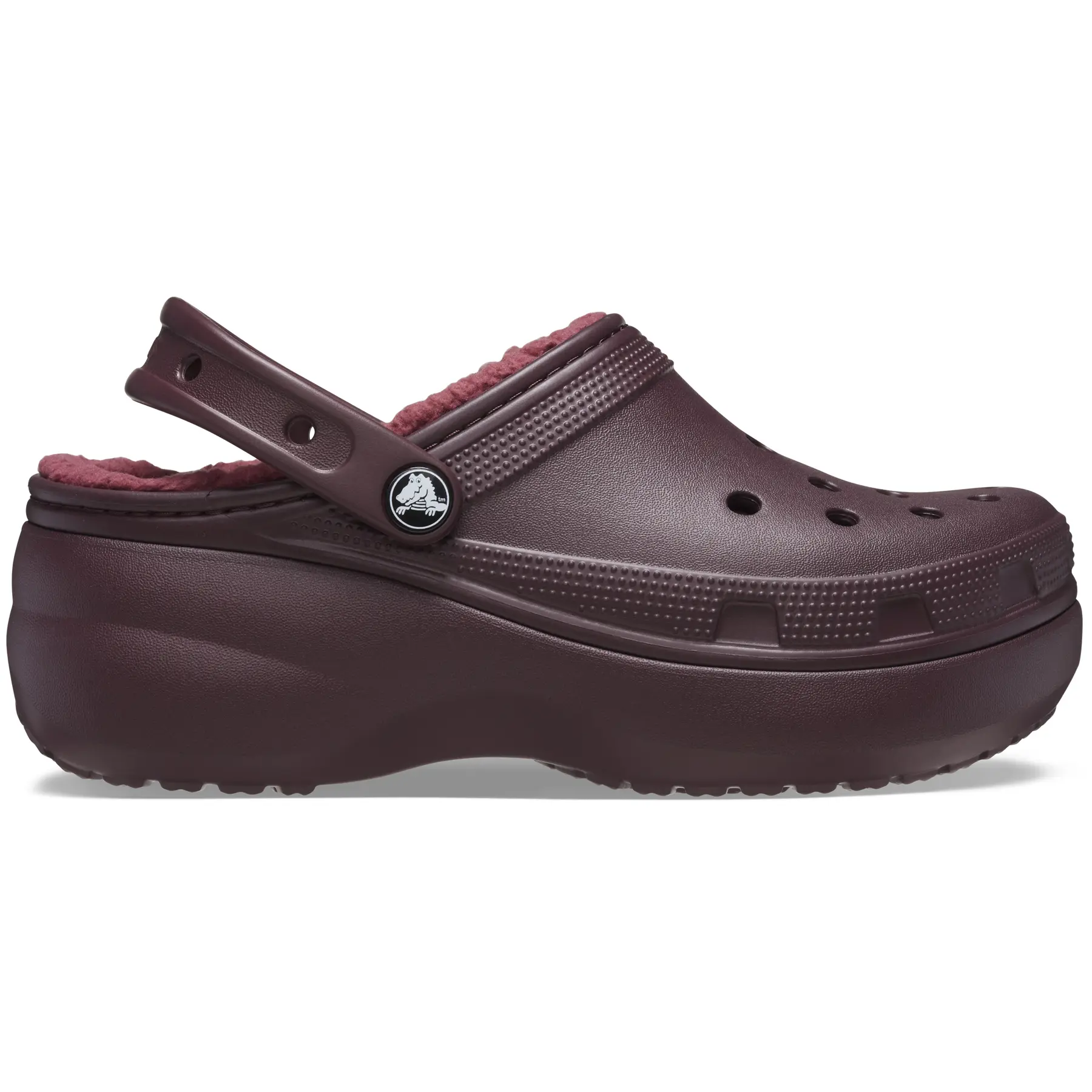 Sabots mit gefütterter Plattform Damen Crocs Classic