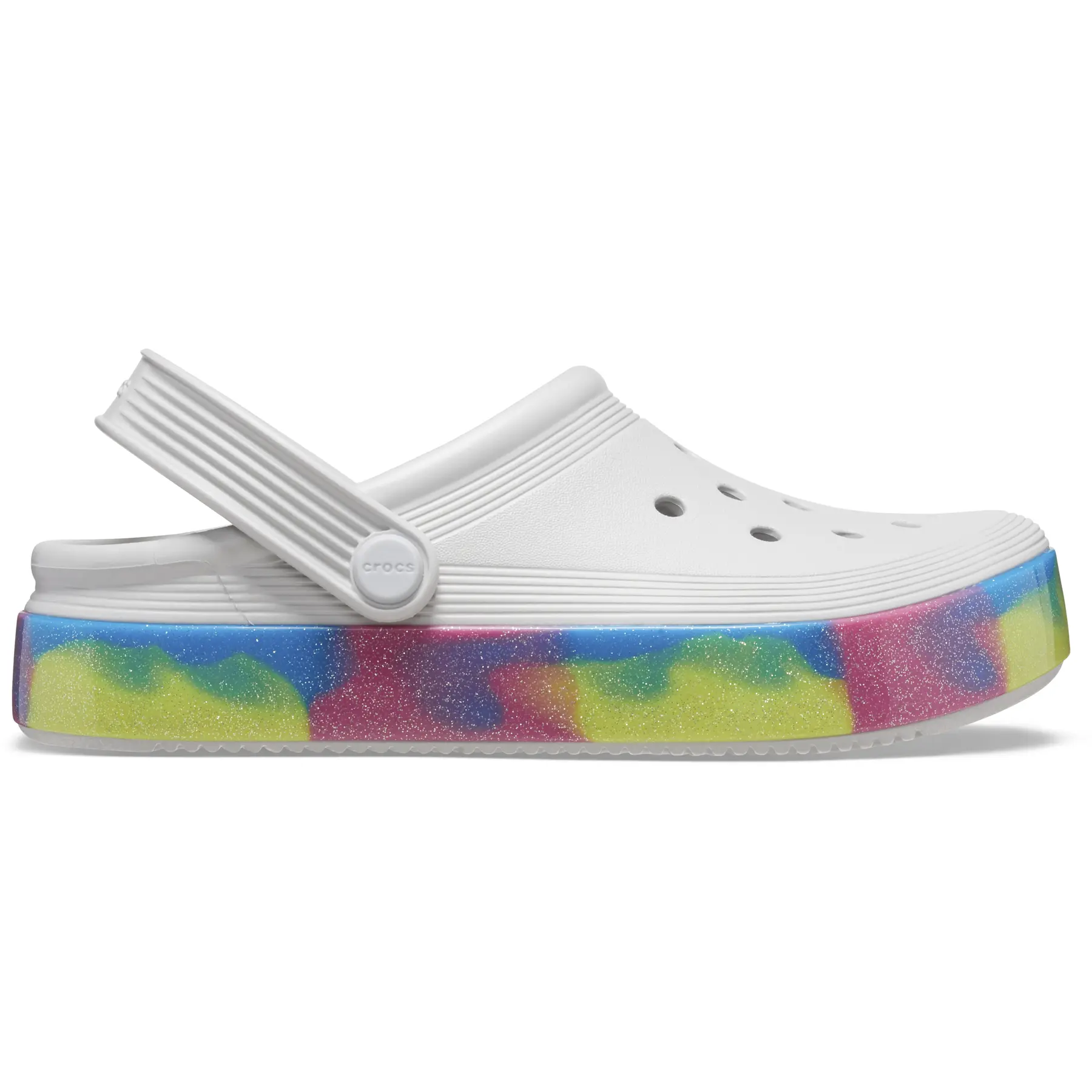 Sabots fille Crocs Off Court Glitter