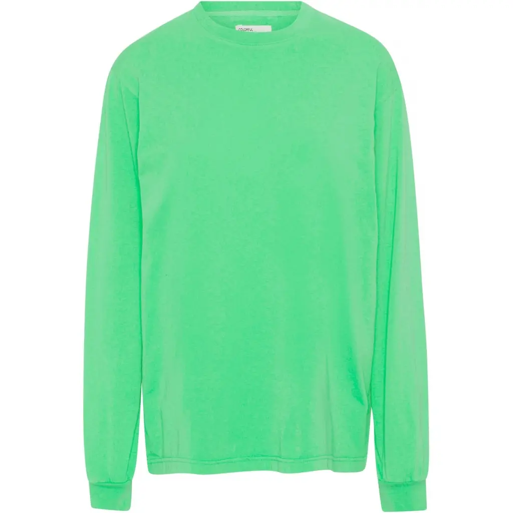 Maglietta a maniche lunghe  Organic oversized spring green