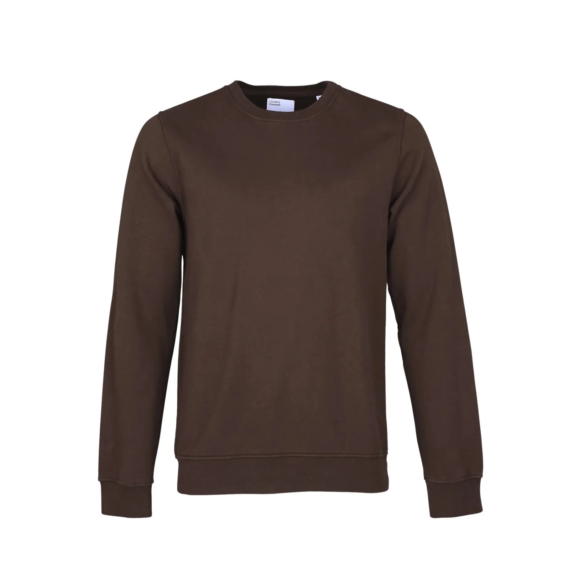 Colorful Standard Brown Sweatshirt Crewneck Classic Organic Coffee