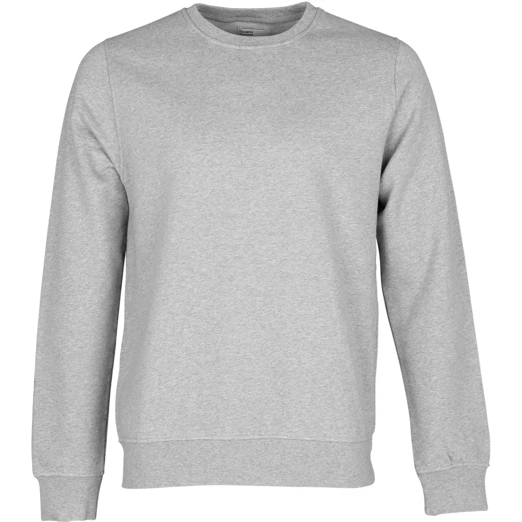 Felpa girocollo Colorful Standard Classic Organic heather grey