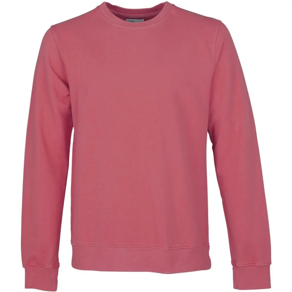 Felpa girocollo Colorful Standard Classic Organic raspberry pink