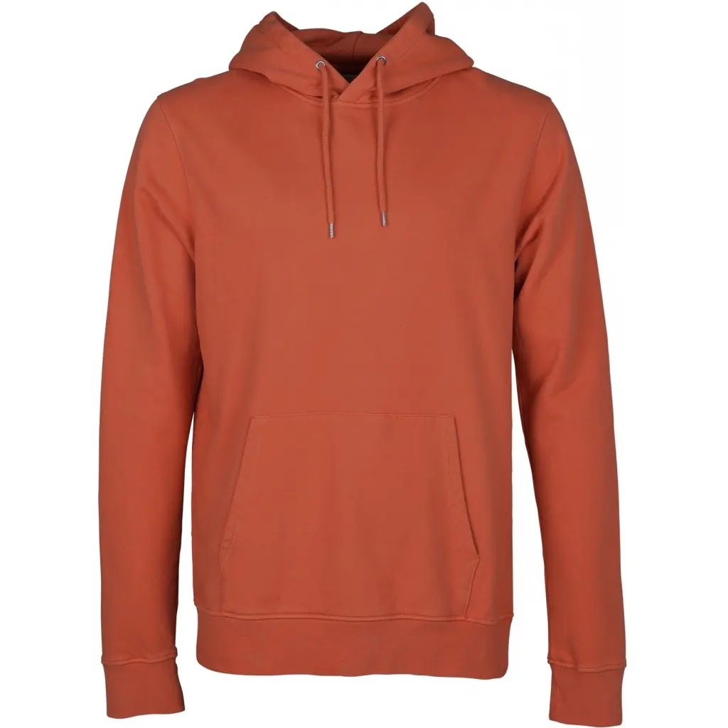 Felpa con cappuccio Colorful Standard Classic Organic dark amber