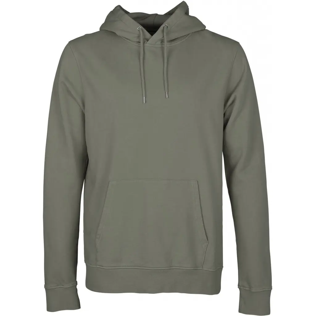 Felpa con cappuccio Colorful Standard Classic Organic dusty olive