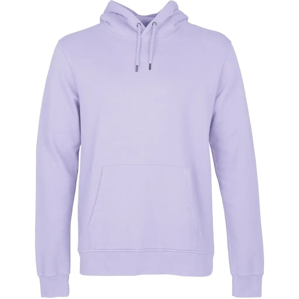 Felpa con cappuccio Colorful Standard Classic Organic soft lavender