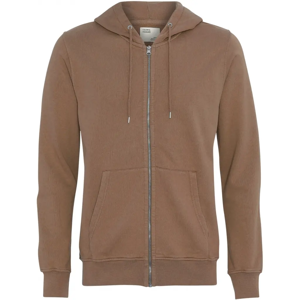Kapuzenpullover mit Reißverschluss Colorful Standard Classic Organic sahara camel