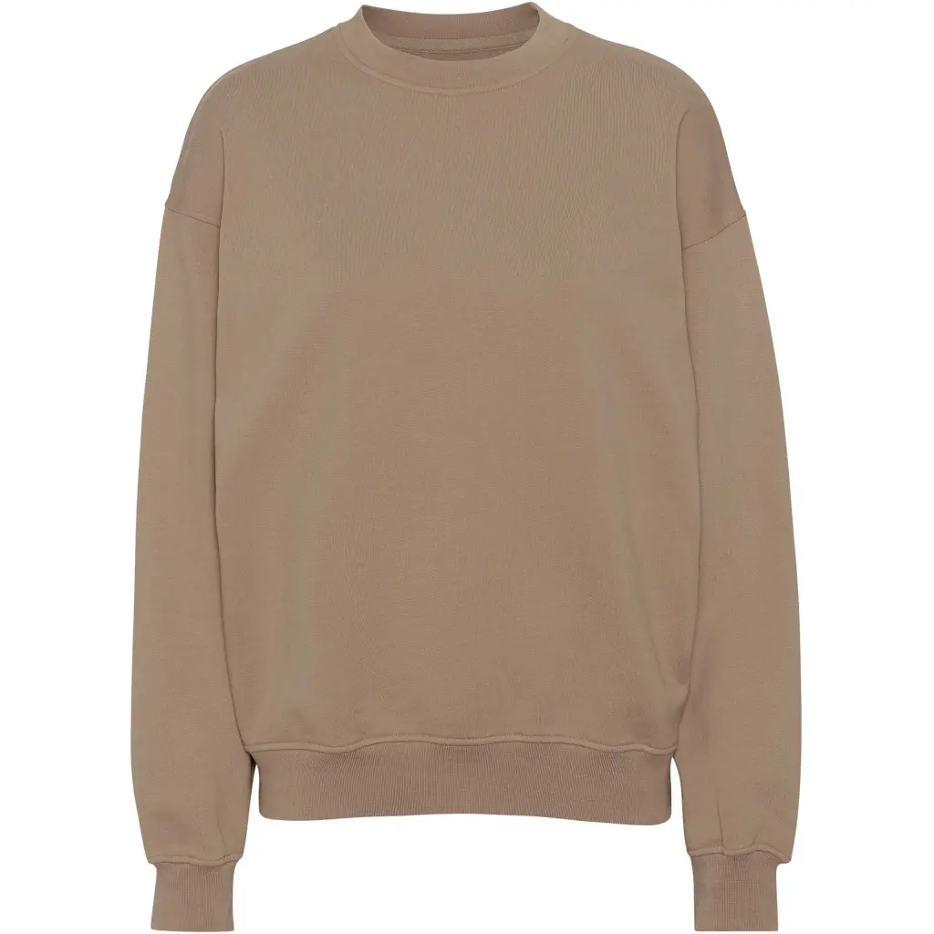 Felpa girocollo Colorful Standard Organic oversized desert khaki