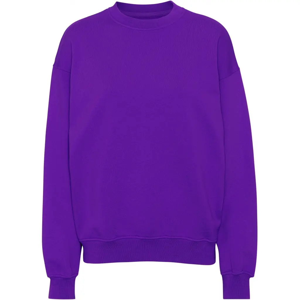 Felpa girocollo Colorful Standard Organic oversized ultra violet