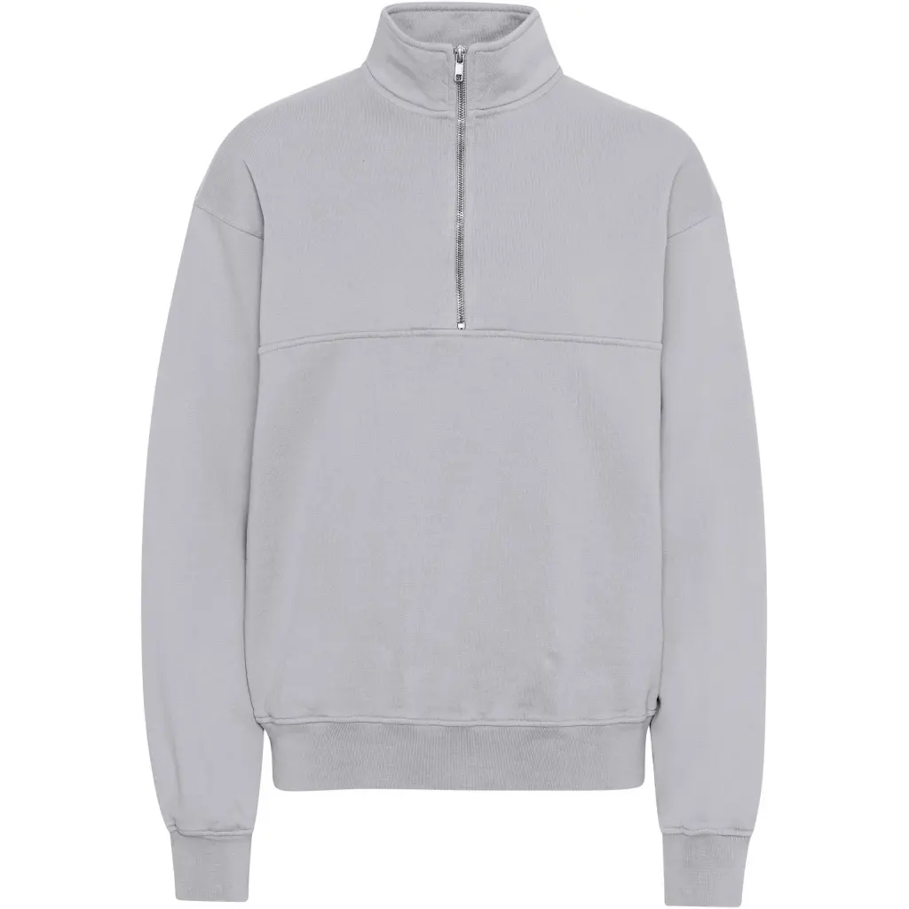 Sweatshirt 1/4 Reißverschluss Colorful Standard Organic limestone grey