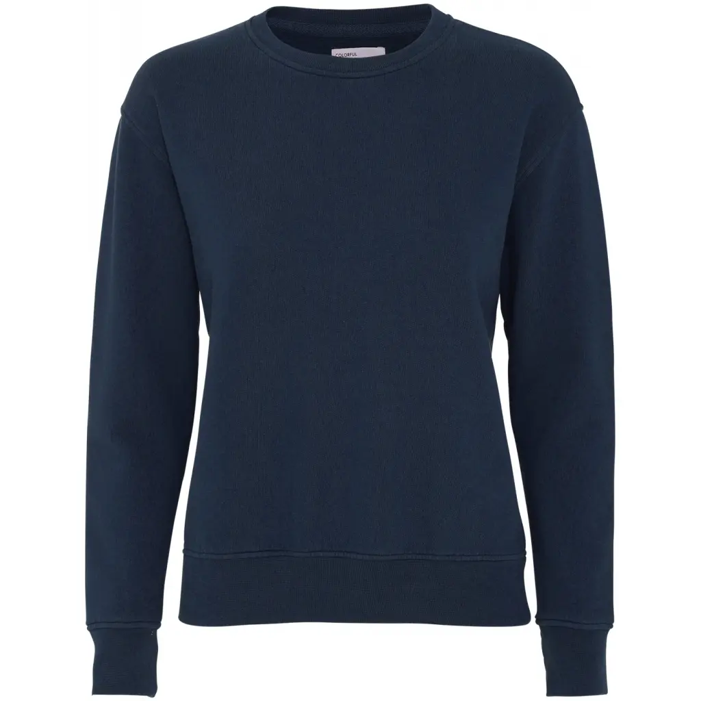 Maglione girocollo da donna Colorful Standard Classic Organic navy blue
