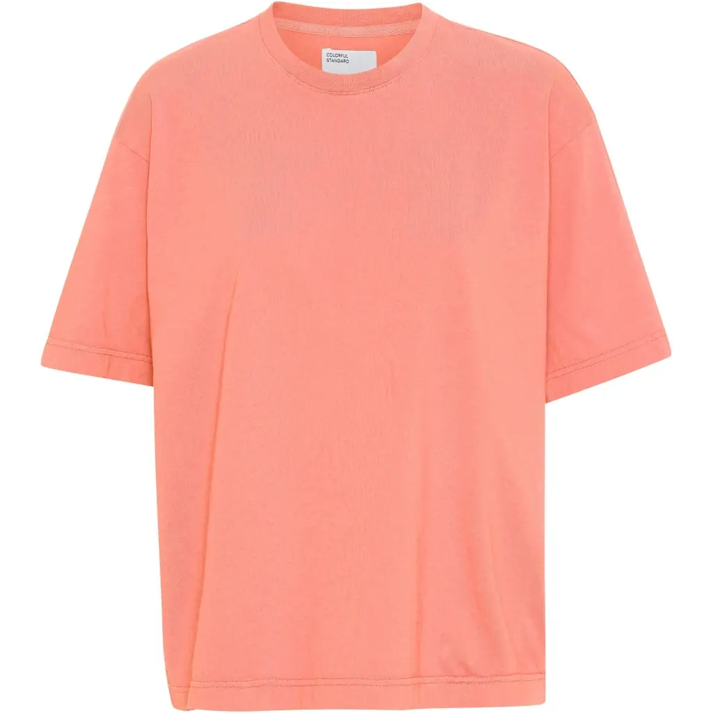 Maglietta da donna  Organic oversized bright coral
