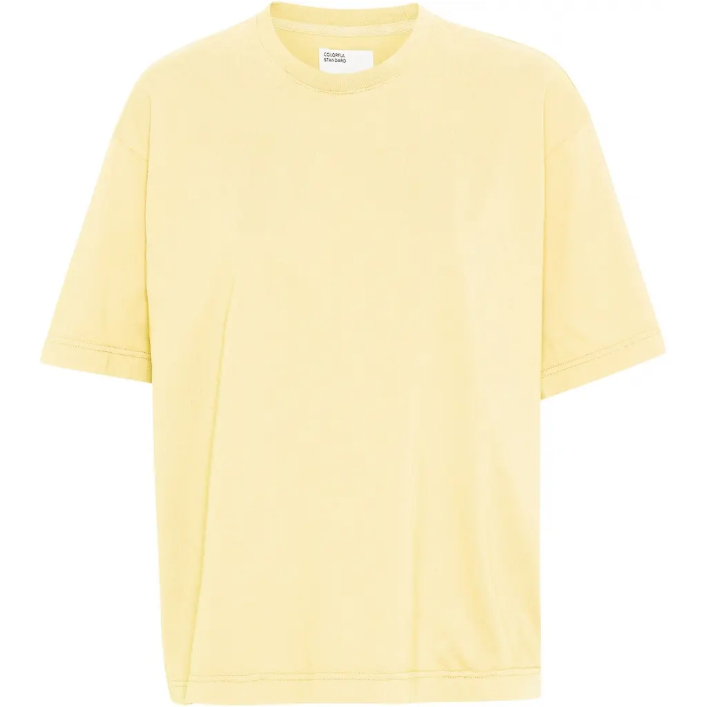 Maglietta da donna Colorful Standard Organic oversized soft yellow