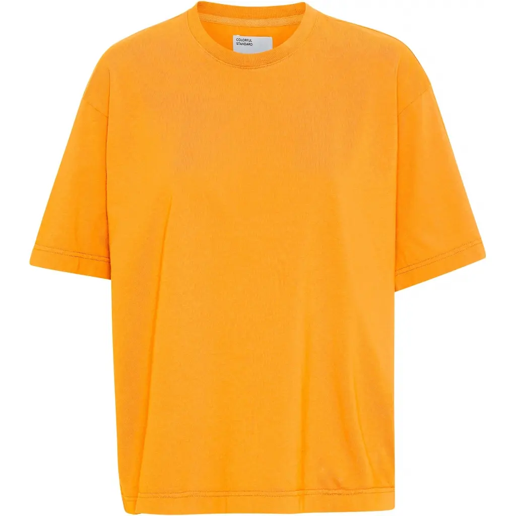 T-Shirt Damen Colorful Standard Organic oversized sunny orange
