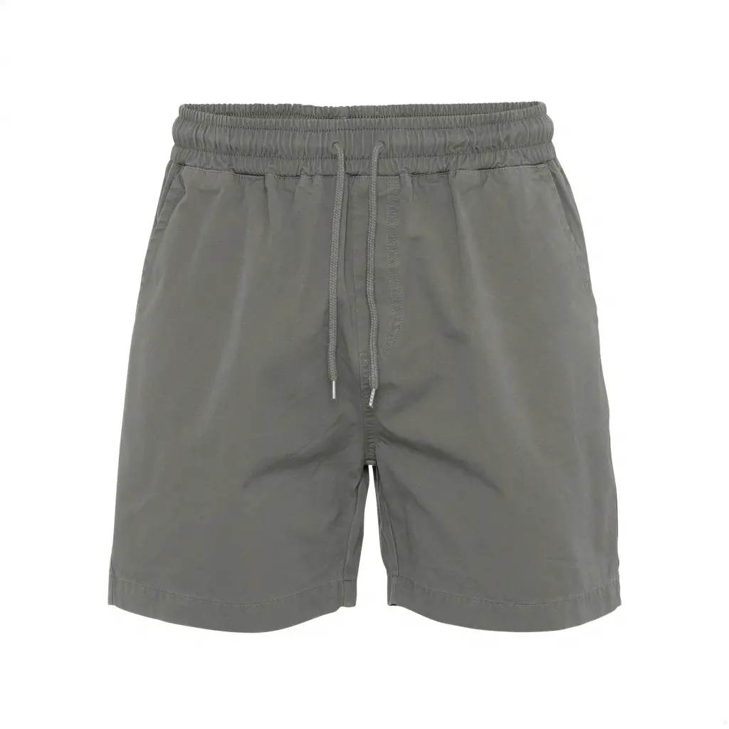 Pantaloncini in twill Colorful Standard Organic dusty olive
