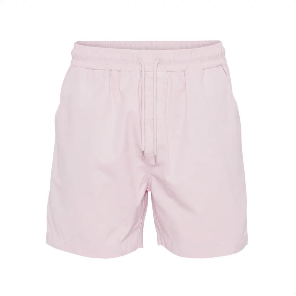 Short in twill Colorful Standard Organic faded pink
