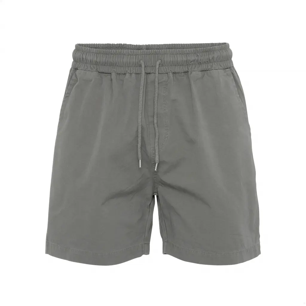 Short in twill Colorful Standard Organic storm grey