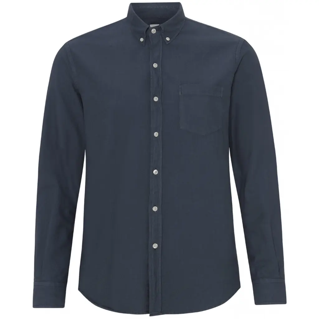 Camicia Colorful Standard Organic petrol blue