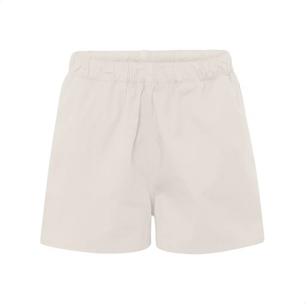 Short in twill da donna Colorful Standard Organic ivory white