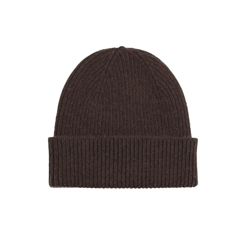 Wollmütze Colorful Standard Merino coffee brown
