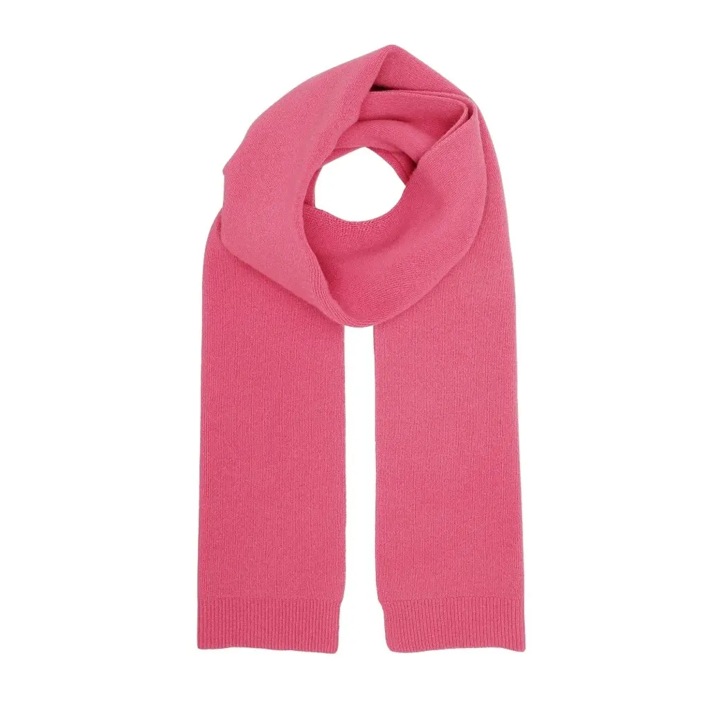 Colorful Standard Unisex Pink Woolen Scarf Merino Bubblegum