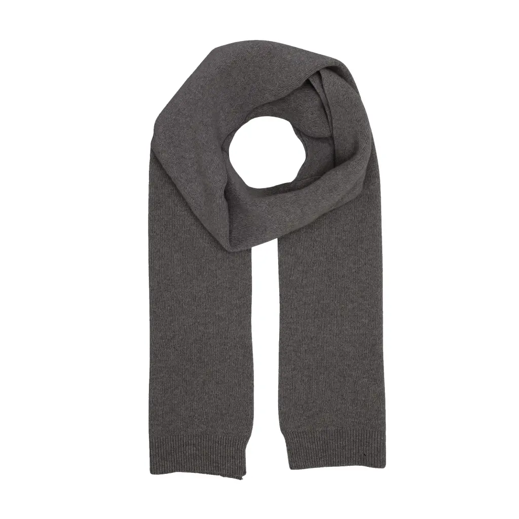 Colorful Standard Unisex Grey Woolen Scarf Merino Lava