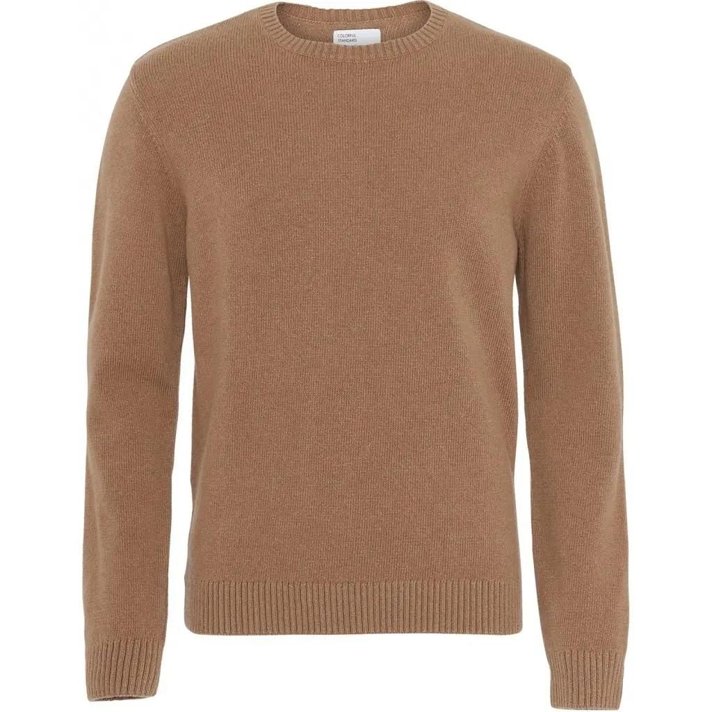 Maglione girocollo in lana Colorful Standard Classic Merino sahara camel