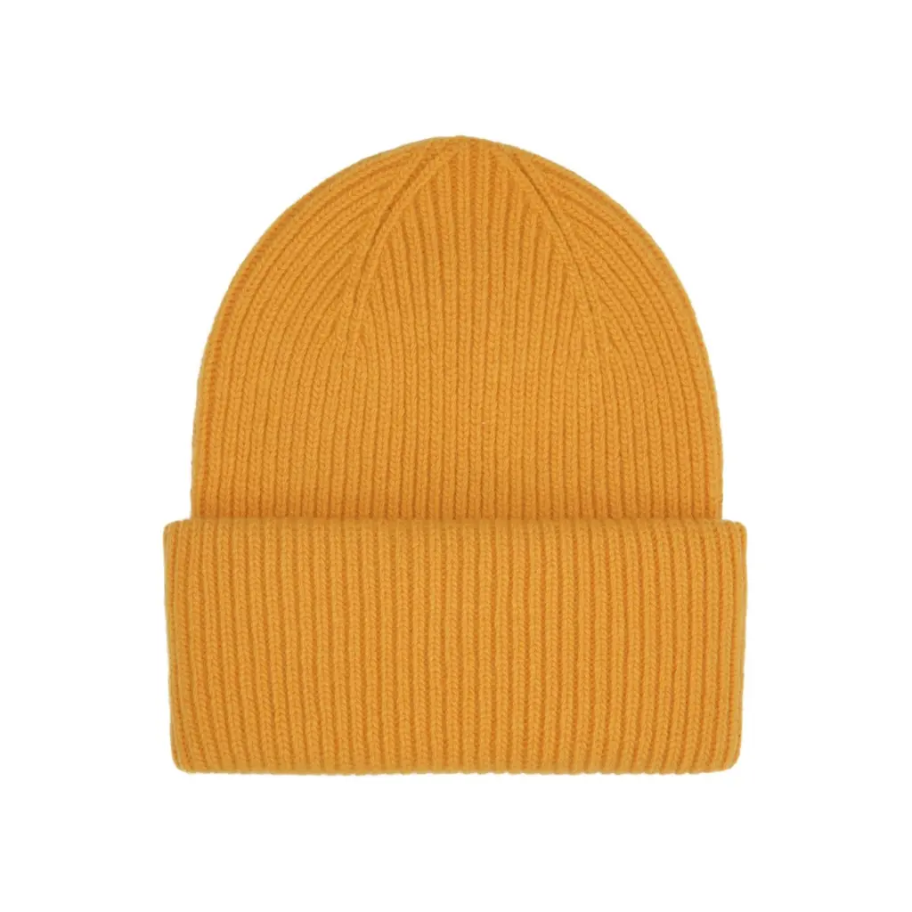Wollmütze Colorful Standard Merino burned yellow