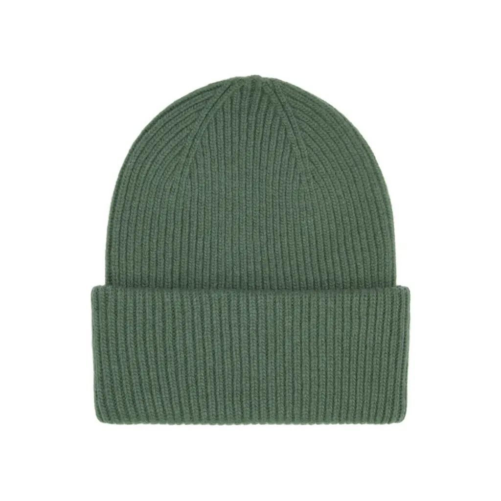 Colorful Standard Unisex Green Wool Hat Merino Emerald