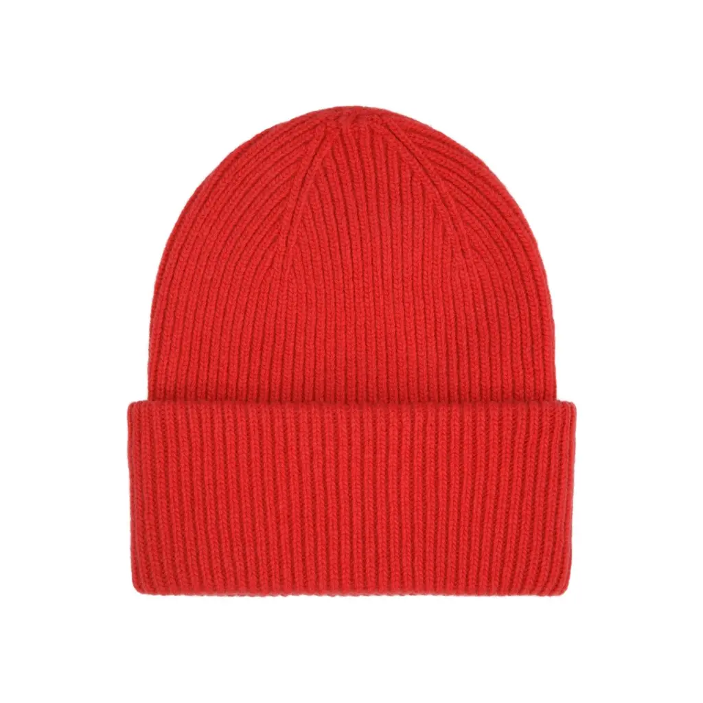 Cappello di lana Colorful Standard Merino scarlet red