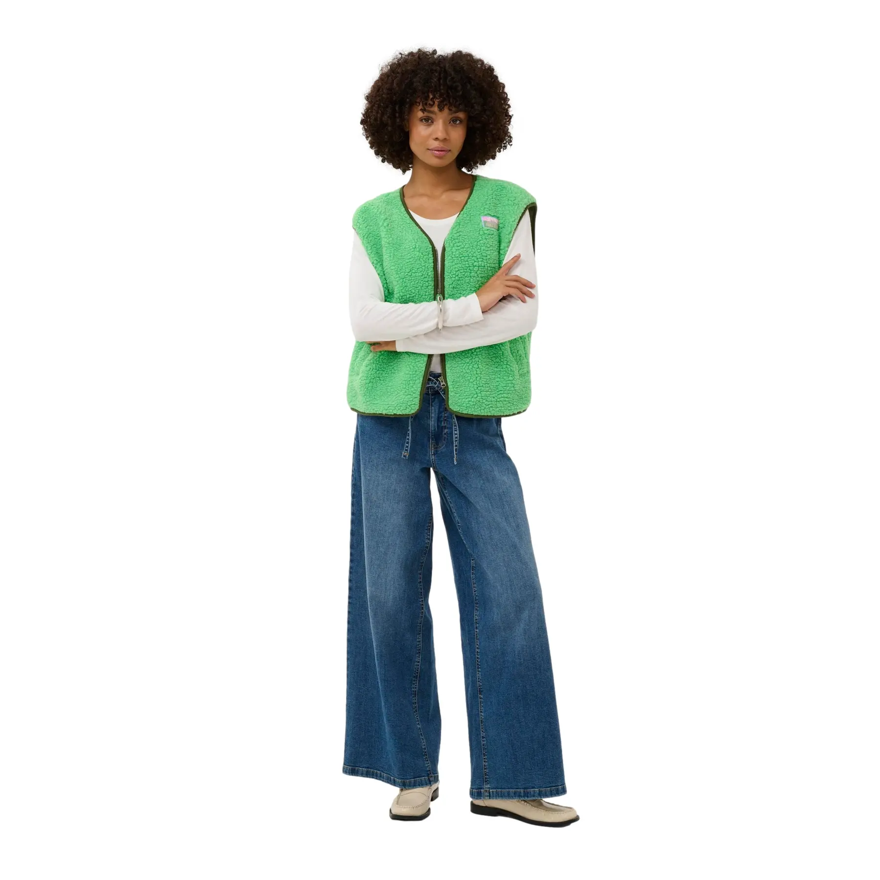 Culture Women's Vert Sleeveless Fleece Jacket Cucatina
