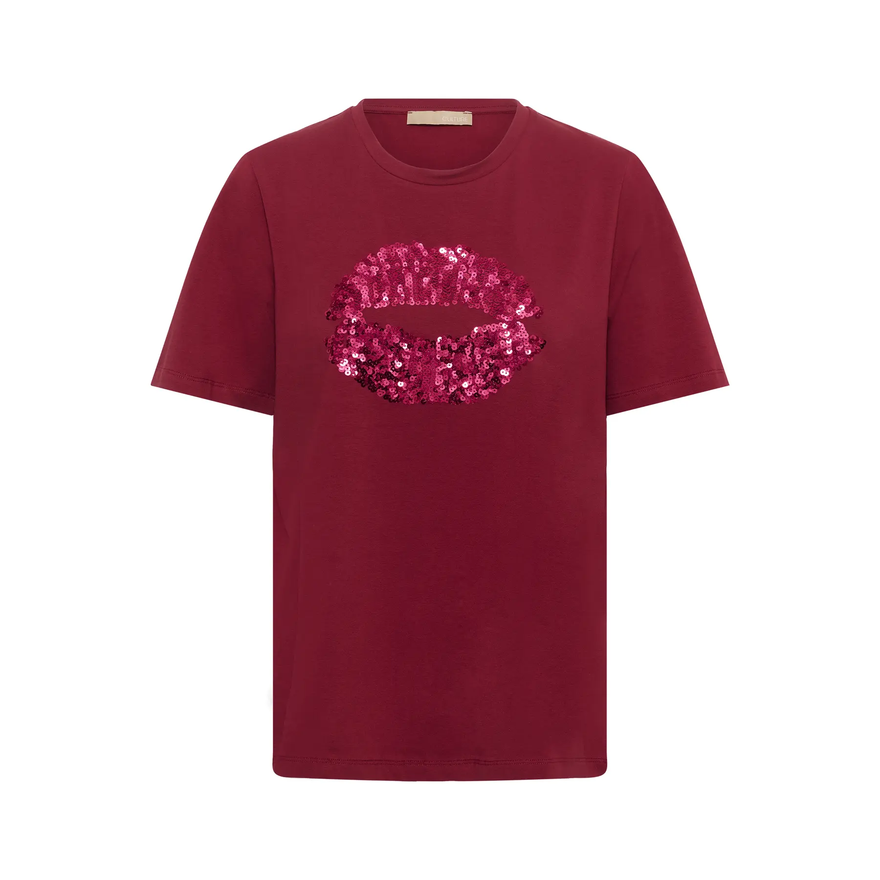 T-shirt paillettes donna CULTURE CUBREE GITH