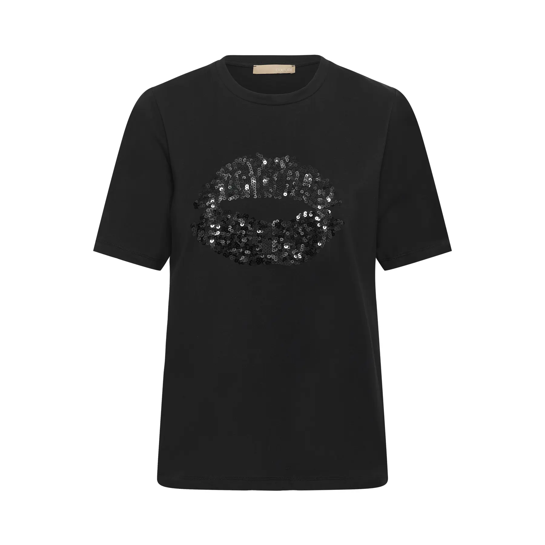 T-shirt paillettes donna CULTURE CUBREE GITH
