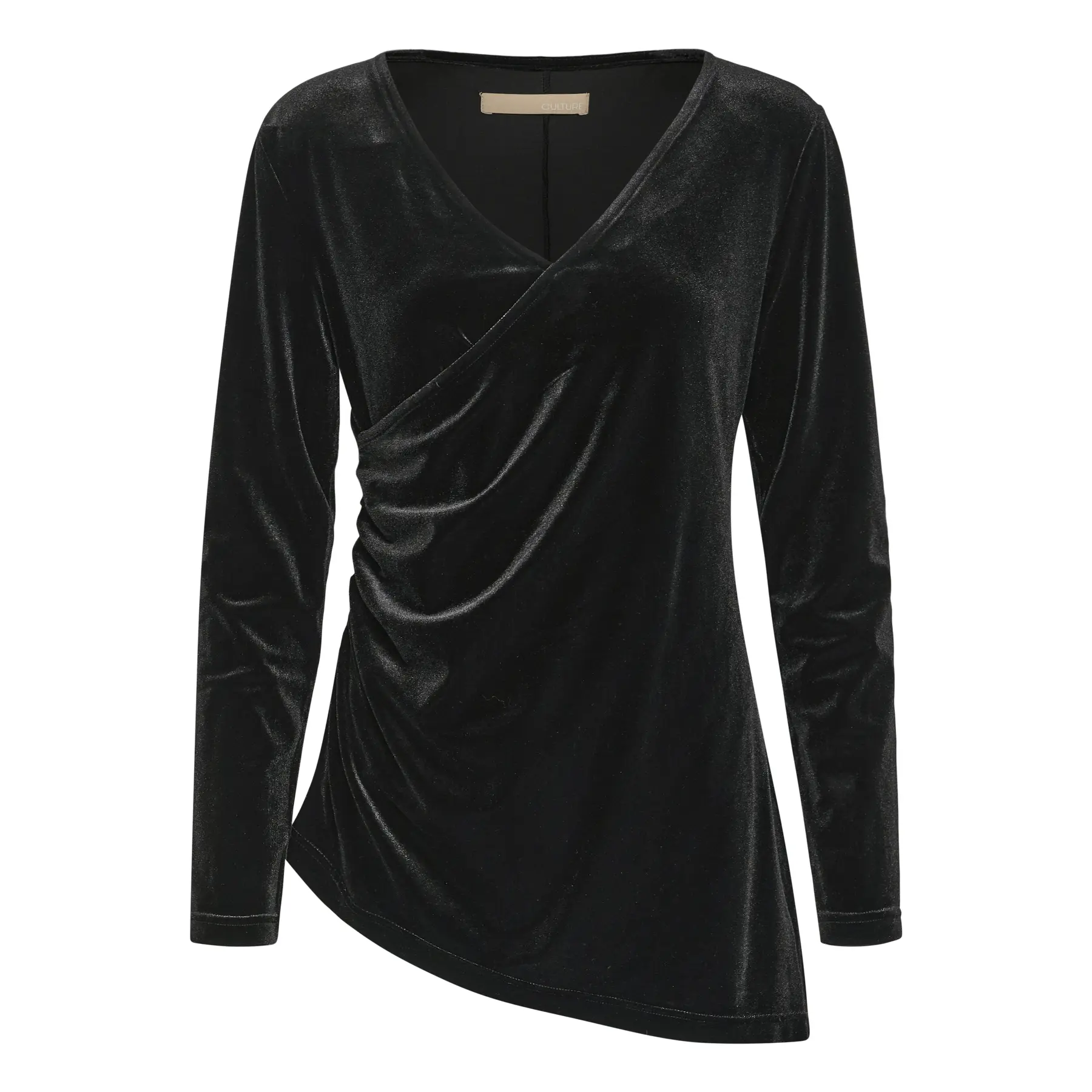 Culture Women's Noir Long Sleeve Blouse For Chananna