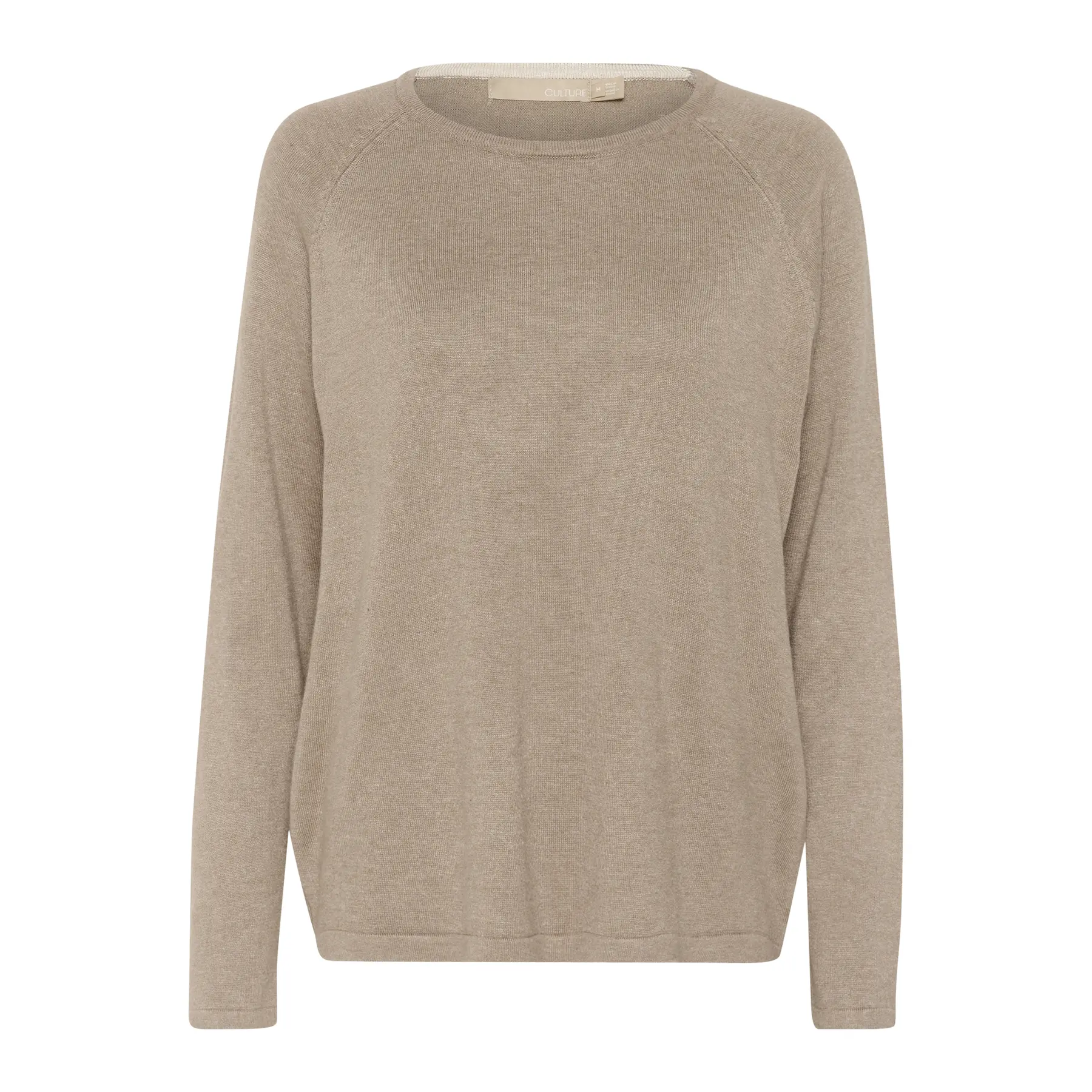Culture Women's Brown Sweater Annemarie Solid