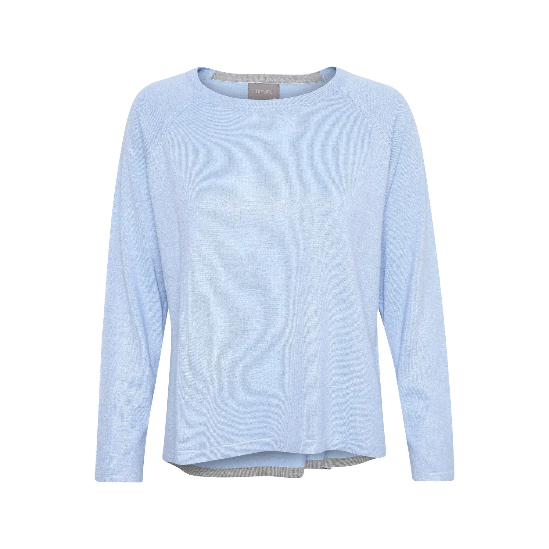 Culture Blue Woman Sweater Annemarie Solid