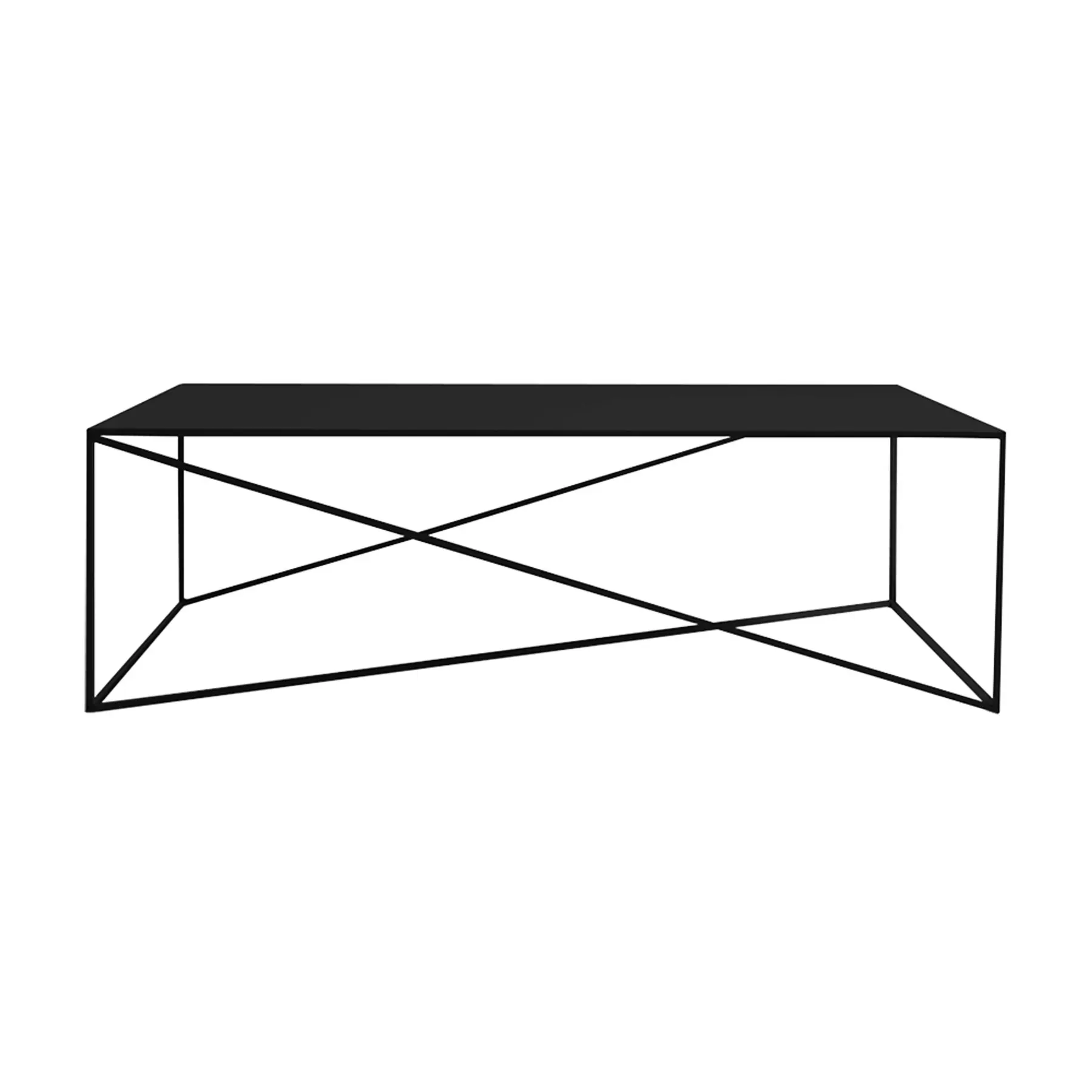Couchtisch aus Metall CUSTOM FORM Memo 140 cm