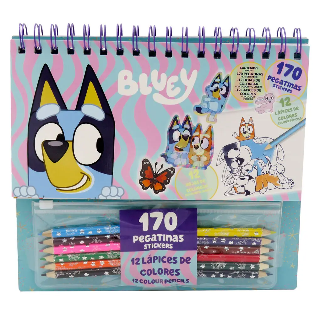 Coloring mit Aufklebern Cyp Brands Bluey