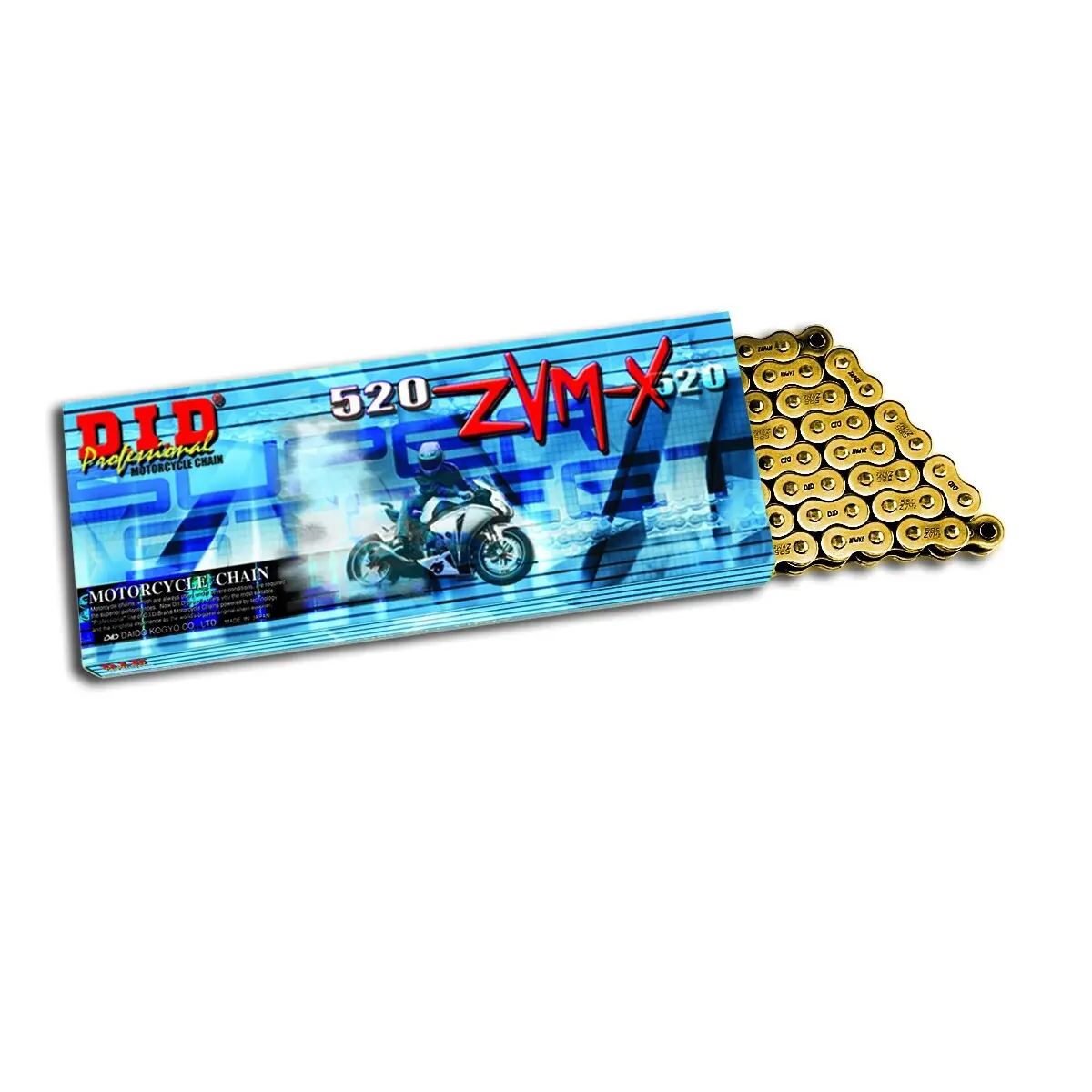 Rollenkette Motorrad D.I.D 520Zvm-X(G&G) X 120 Mail. Zj