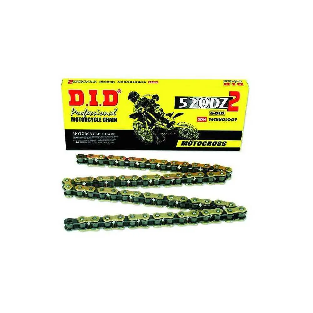 Rollenkette Motorrad D.I.D 520Dz2(G&B) X 116 Mail. Rj
