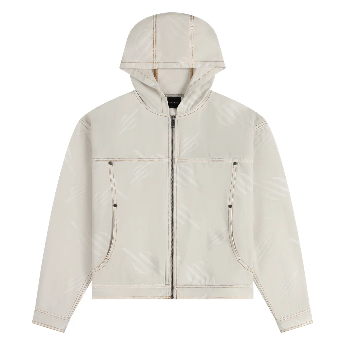 Kapuzenjacke mit Reißverschluss Daily Paper Monogram Canvas