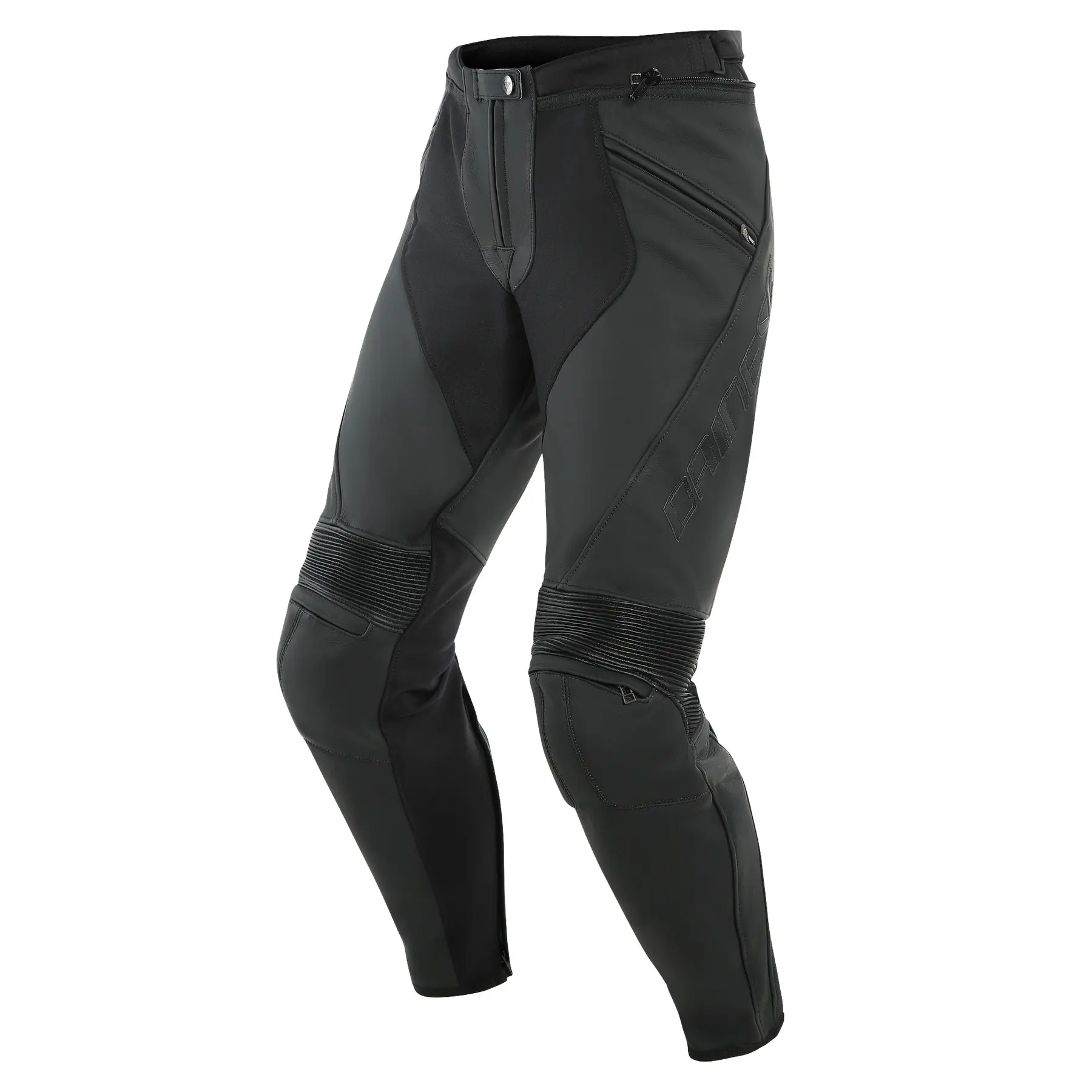Motorrad Lederhose mit verstellbaren harten Protektoren Dainese Pony 3