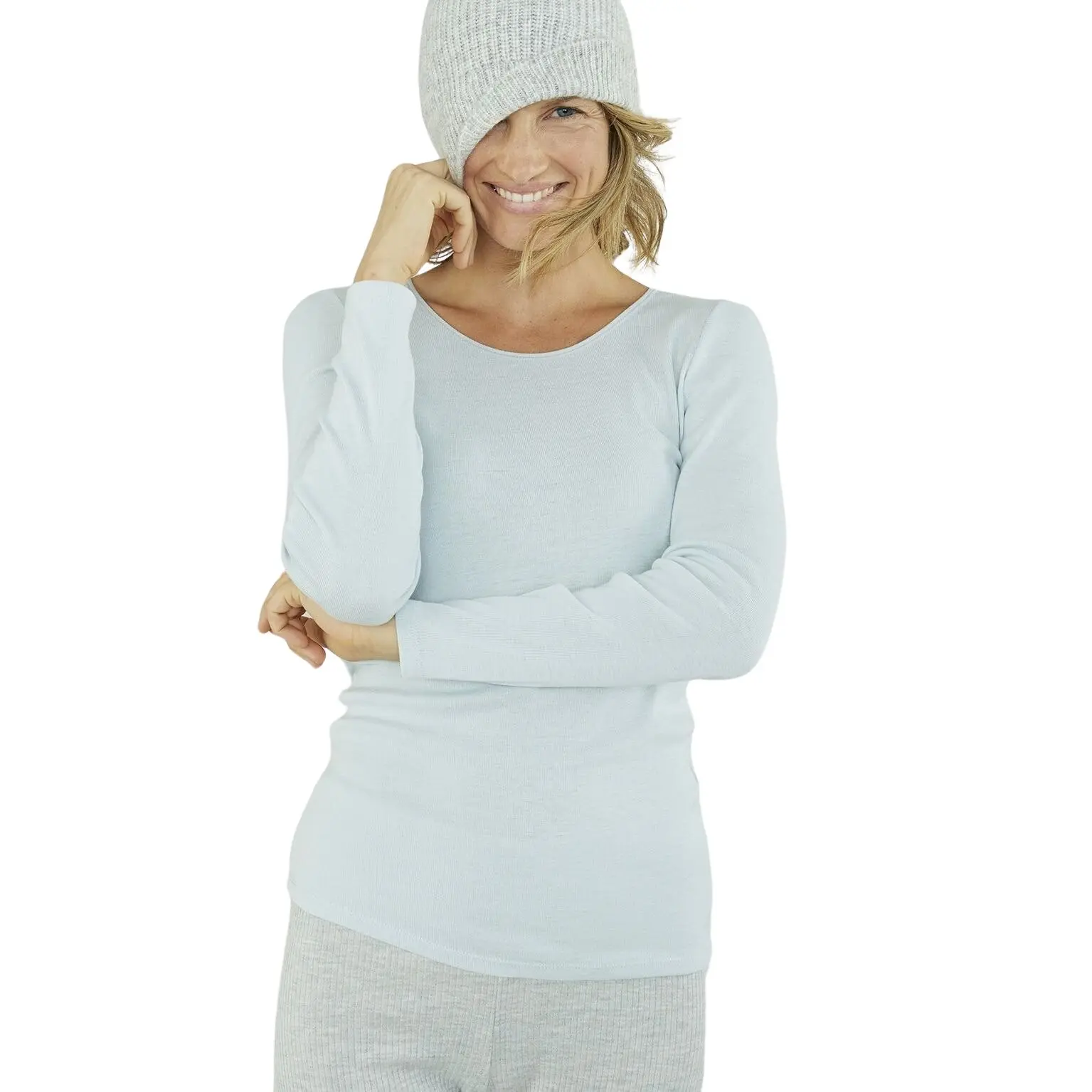 T-shirt da donna a maniche lunghe Damart Thermolactyl