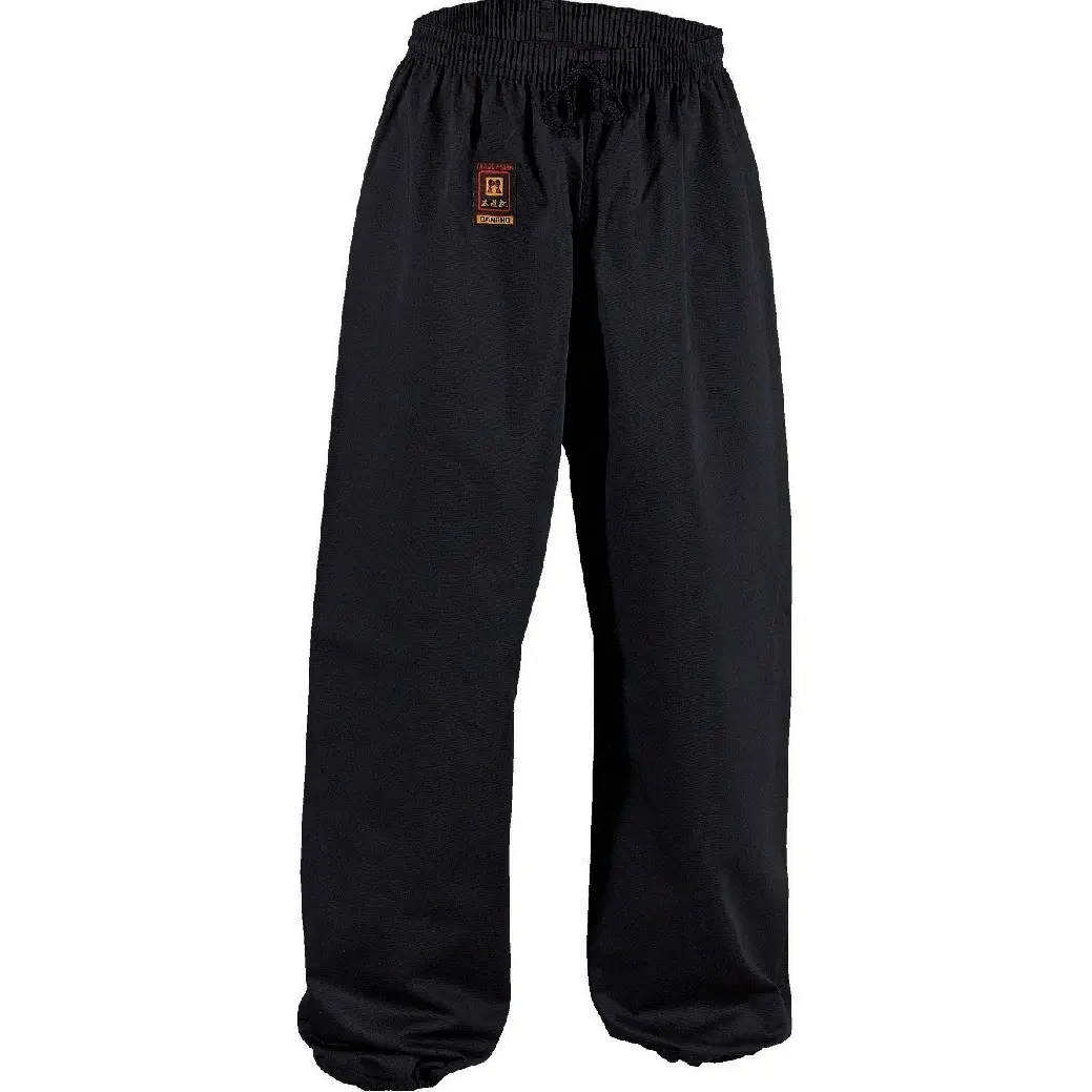 Pantaloni kimono kung fu per bambini Danrho Schwarz