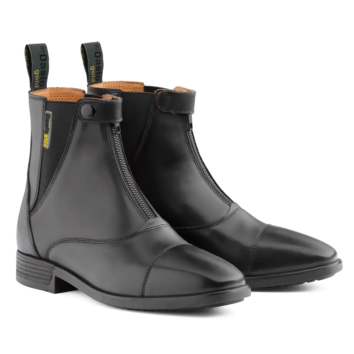 Leather boots with zip Daslö