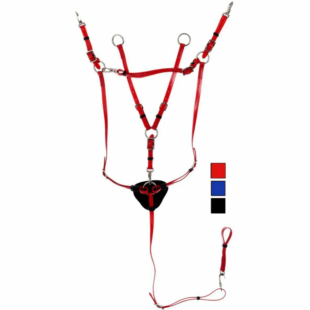 Hunting collar for horse and martingale Daslö PVC