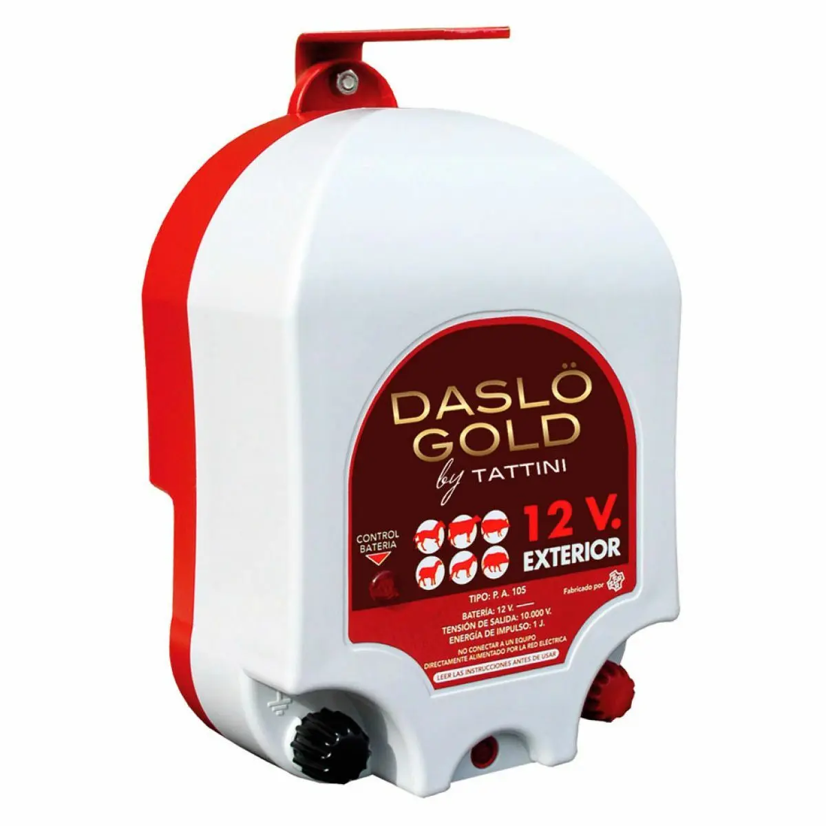 Daslö Weiß Generator Für Elektrozaun Doppelstromversorgung 12-220V
