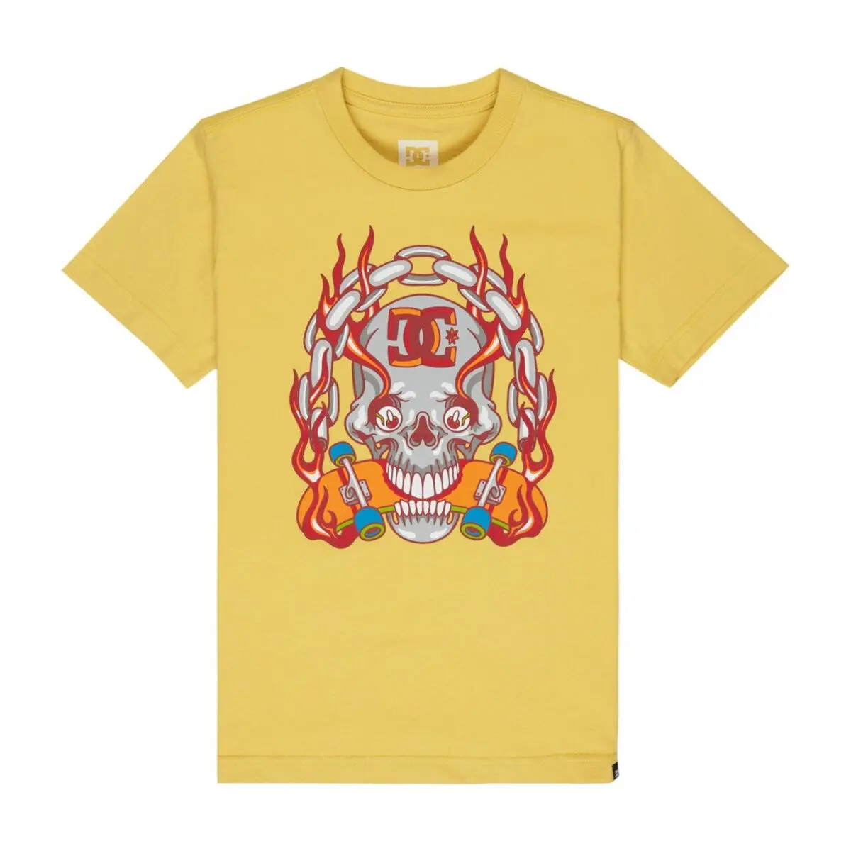 T-shirt bambino DC Shoes Burning Skull