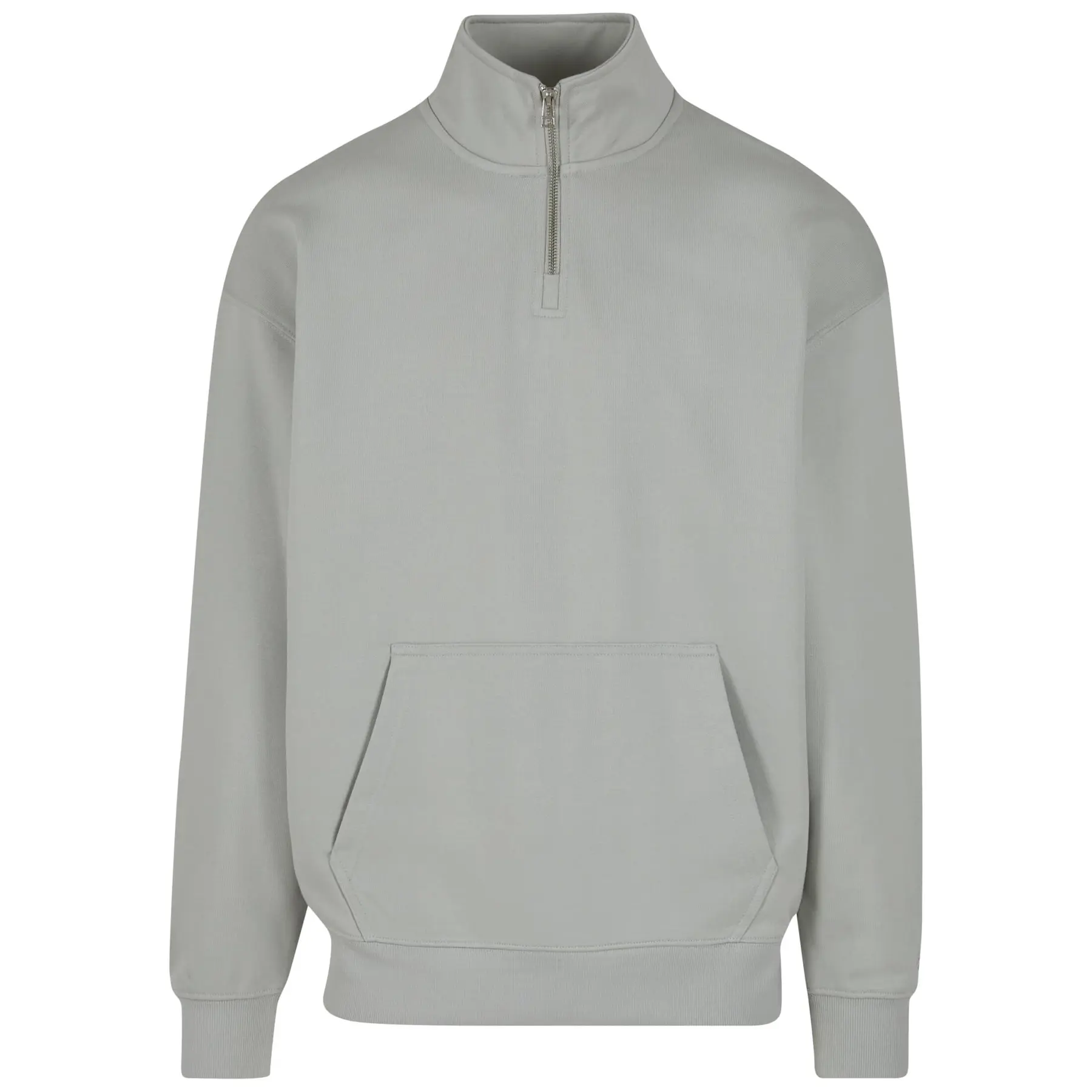 Felpa con zip a collo rotondo DEF