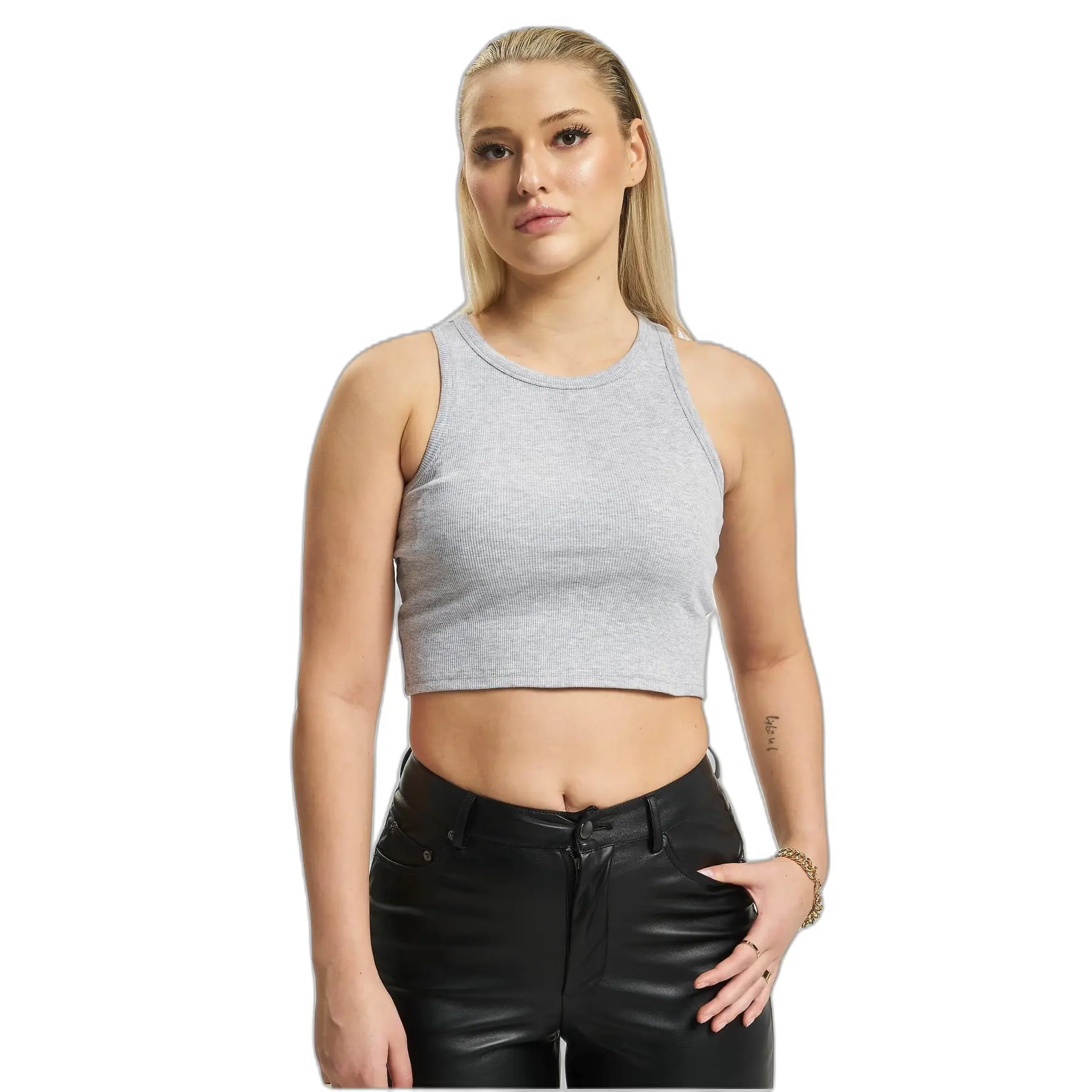 Damen-Top DEF Inga Ribbed